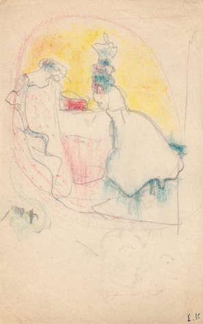 Edouard&nbsp; Vuillard, Study for &quot;Les deux belles-soeurs,&quot; 1898-1899&nbsp;&nbsp;