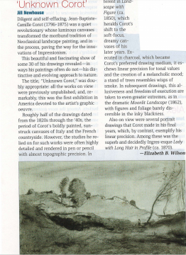 ArtNews Review: Unknown Corot at Jill Newhouse, September 2012