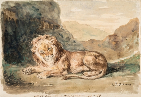 Eugène Delacroix Drawings, Watercolors, Pastels, and Small Oils