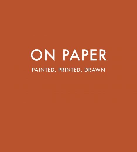 Catalogue Cover: On Paper: Painted, Printed, Drawn, September 2010